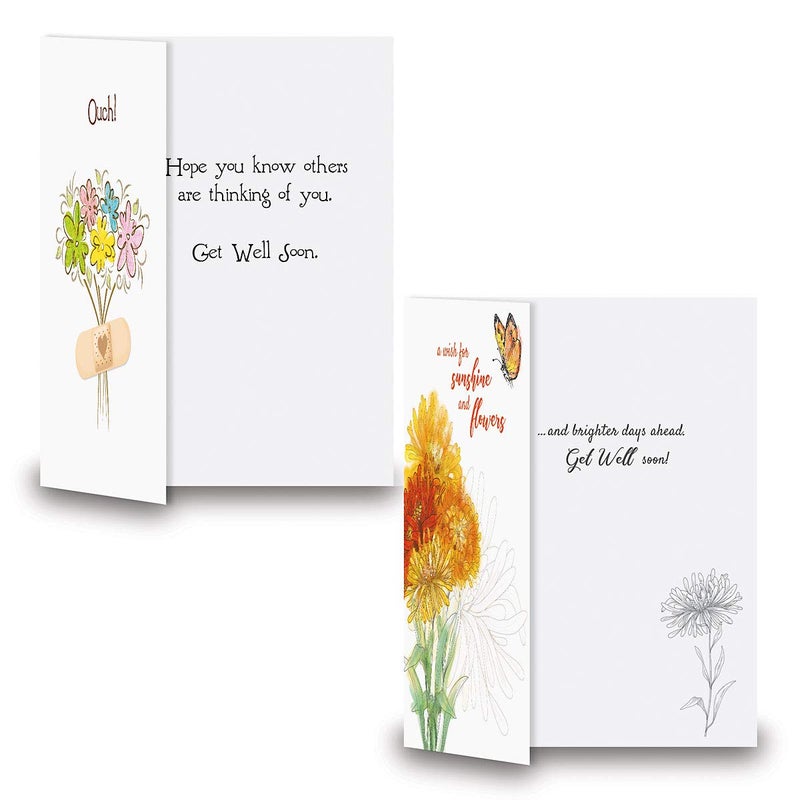 Current Get Well Greeting Card Value Pack â€“ Set of 18 (9 Designs), Large 5 x 7 inches, Envelopes Included, by Current - Image 5